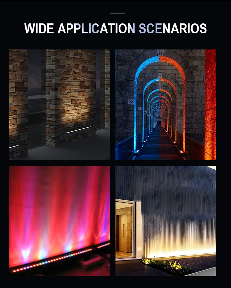 Outdoor 18*18W RGBWA UV 6in1 Pixel Led Wall Washer - BLUESEA